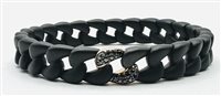 Bracciale Casciola Gioielli Donna CUBANA in Ceramica Diamante Black CU4NS1DNOR